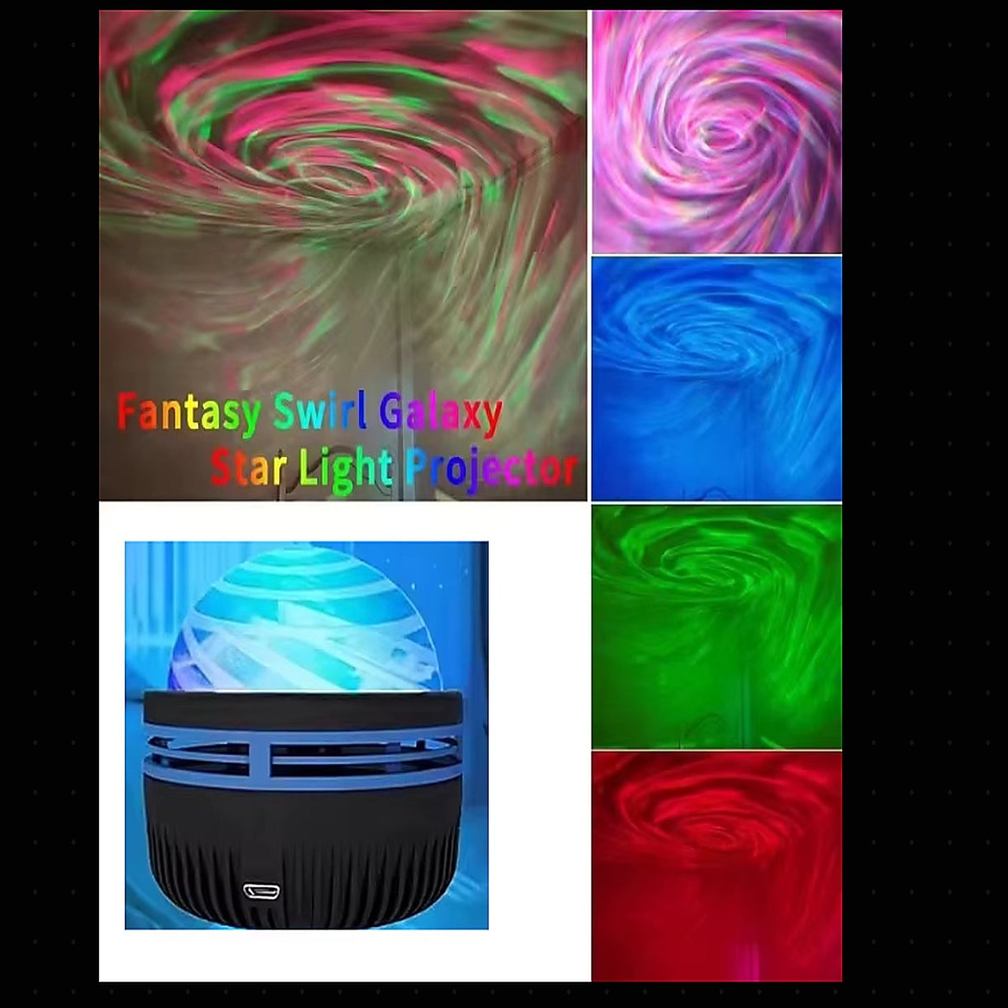 Aura Lamp – RGB Galaxy Projector