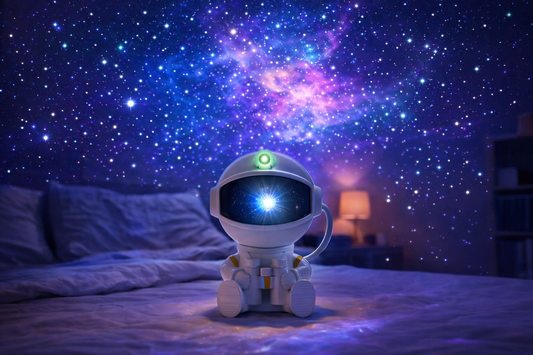 Astronaut Galaxy Projector – LED Starry Night Light for Bedroom & Room Setup