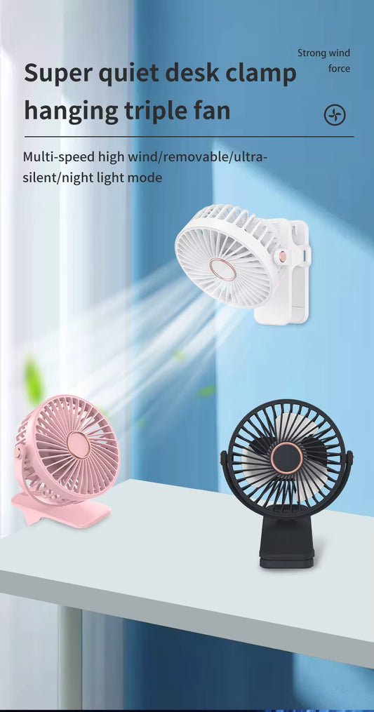 Portable Clip Desk Fan