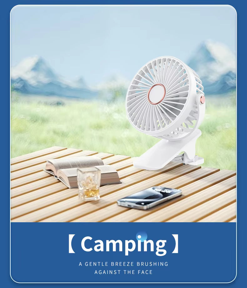 Portable Clip Desk Fan