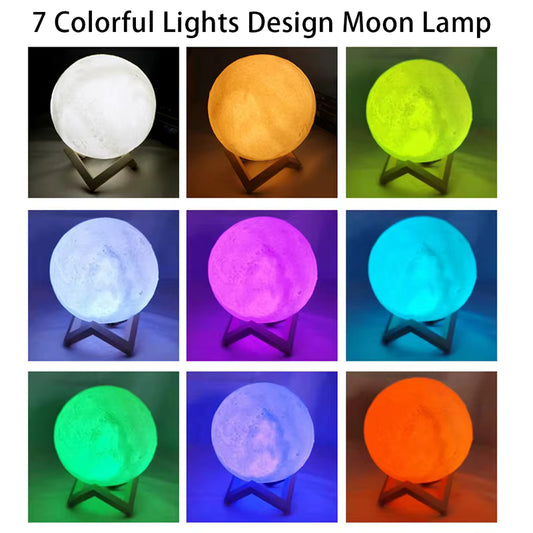 Starry Moon Night Lamp