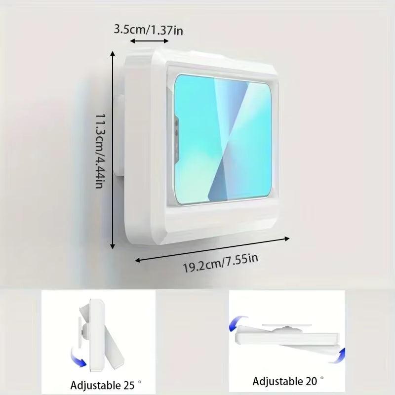 Waterproof Wall Phone Holder – Touchscreen Viewing Mount