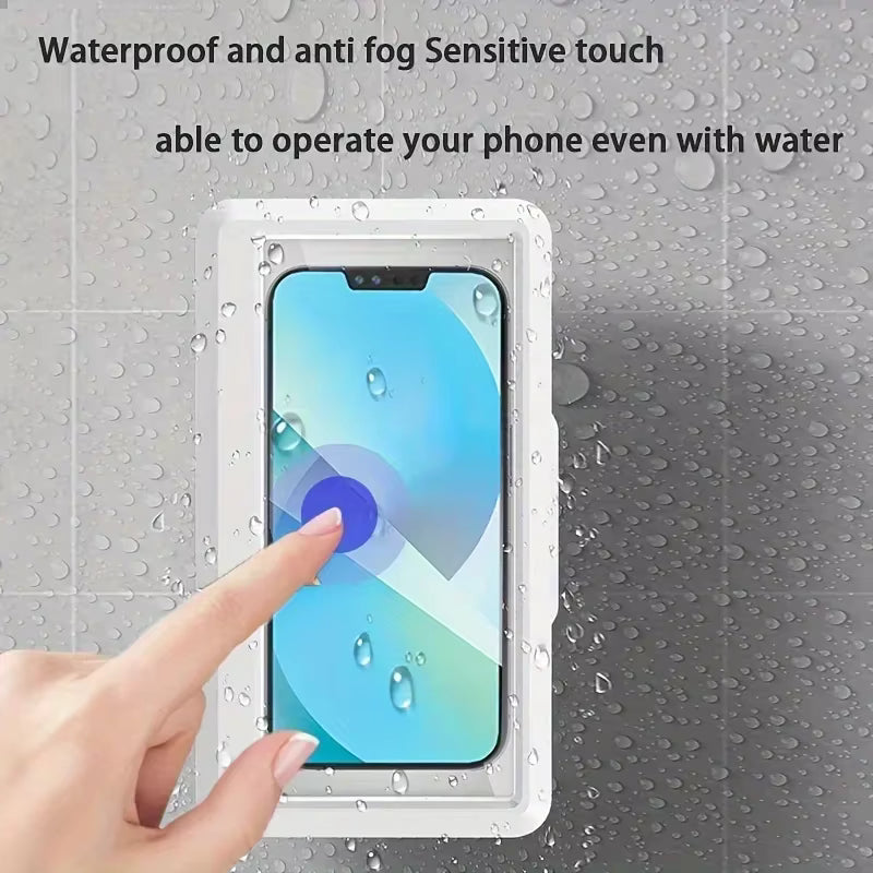 Waterproof Wall Phone Holder – Touchscreen Viewing Mount
